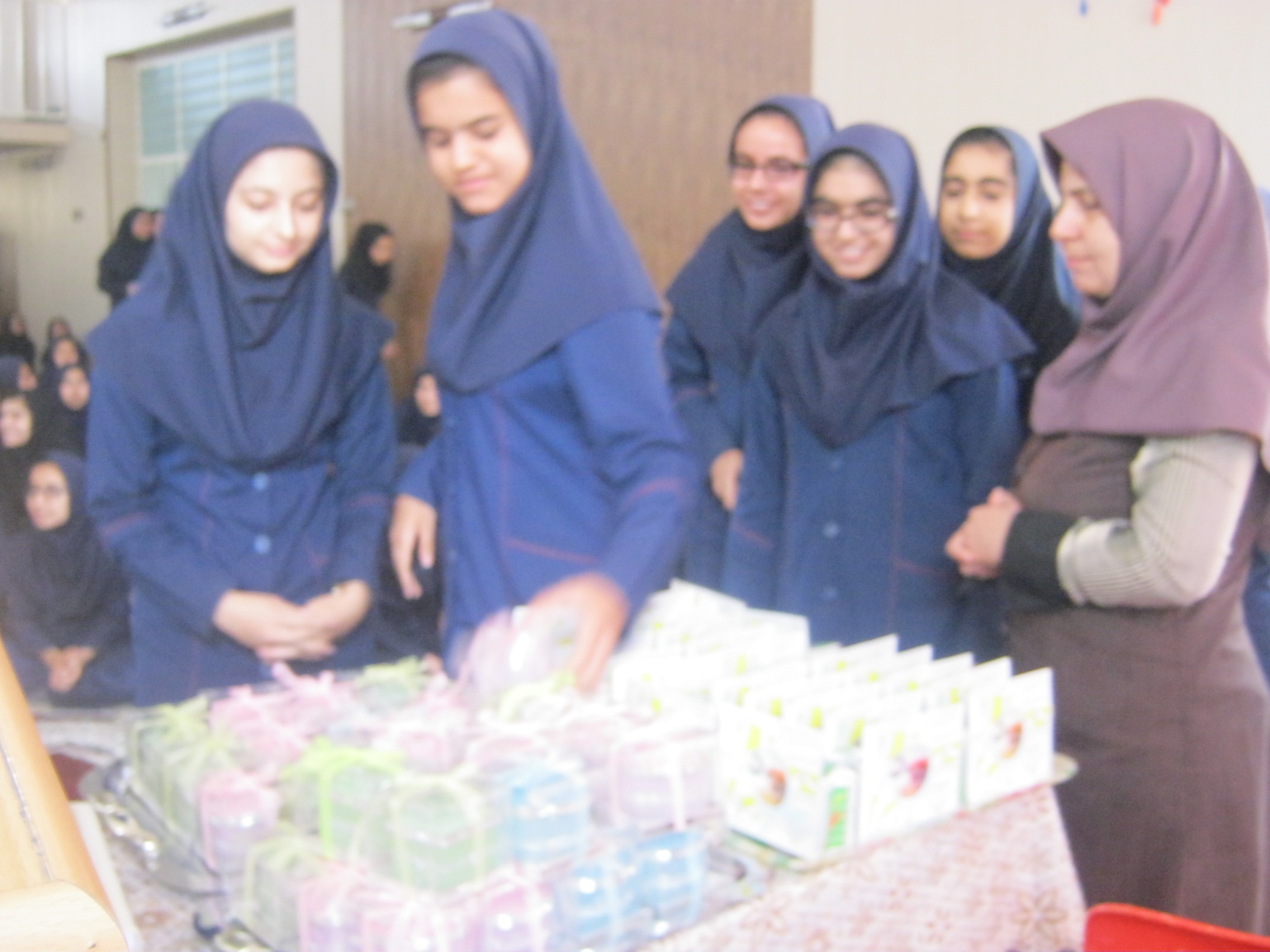 تشویق دانش آموزان خوابگاهی 