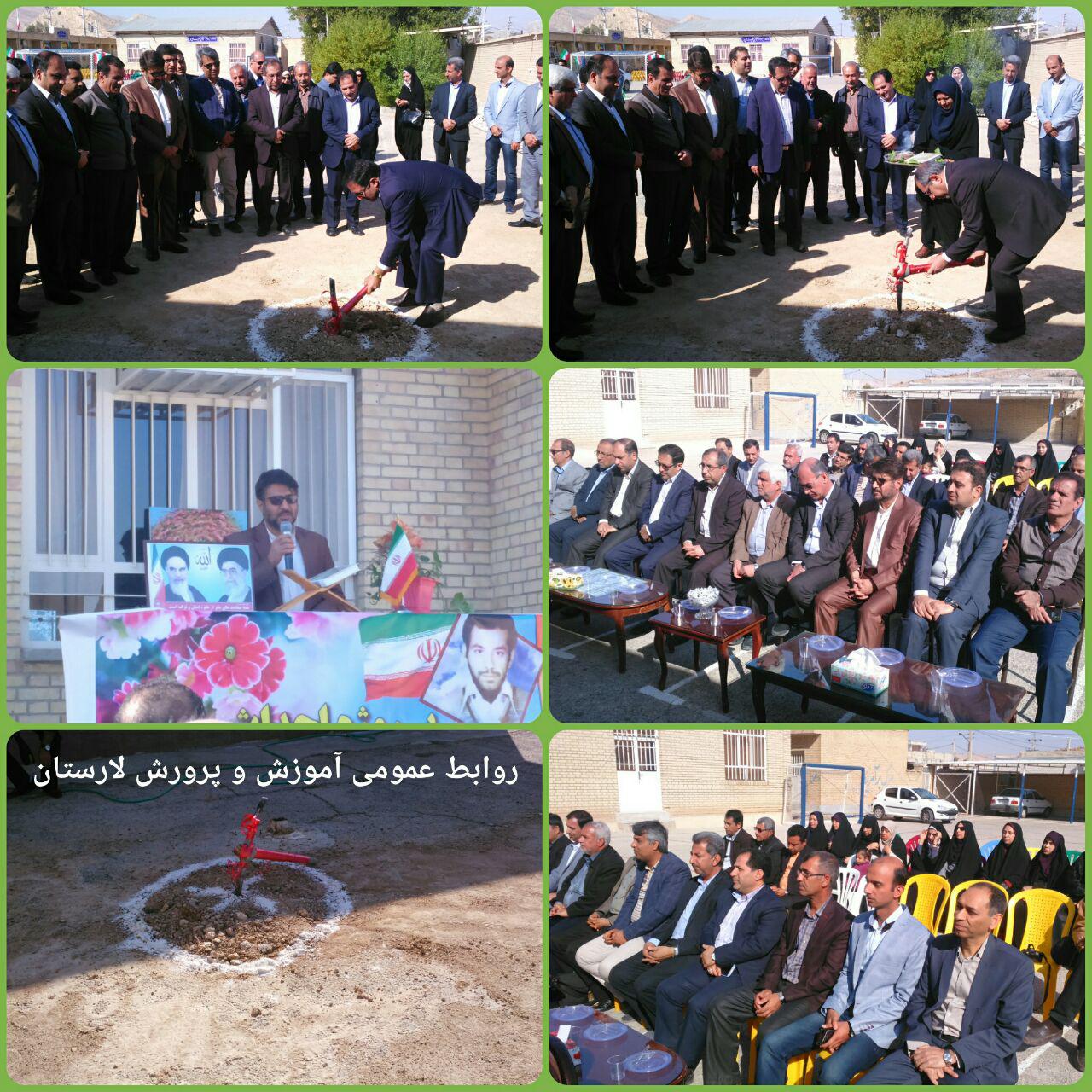 آغاز ساخت نمازخانه و سالن مطالعات شهید نجیب زاده در دبیرستان نرجس خاتون 
